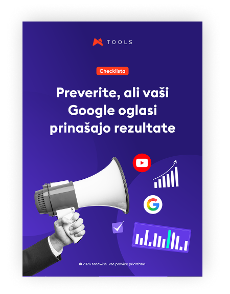 Checklista: preverite in optimizirajte vaše Google Ads