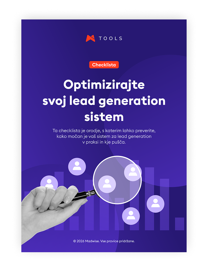 Checklista: optimizirajte vaš lead generation sistem