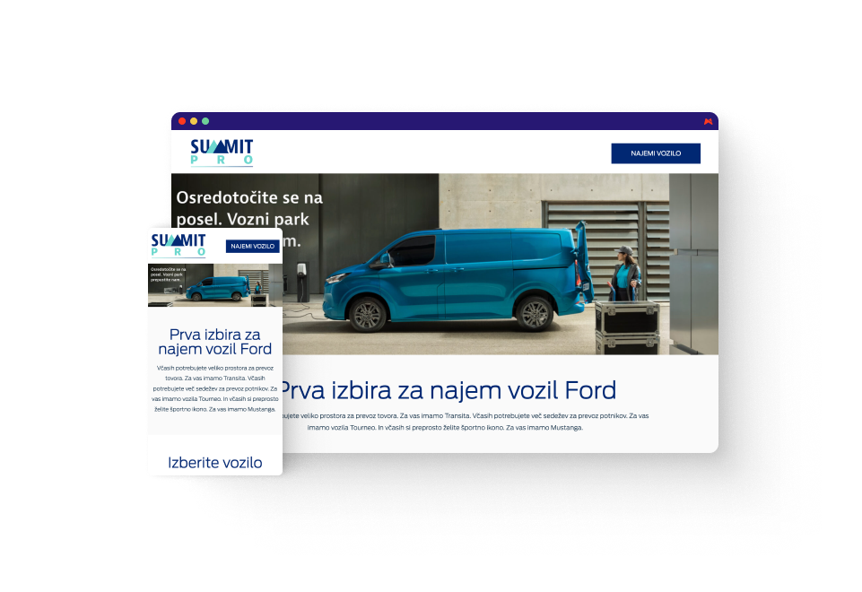 Summit Pro – profesionalna digitalna podoba za ambiciozno podjetje