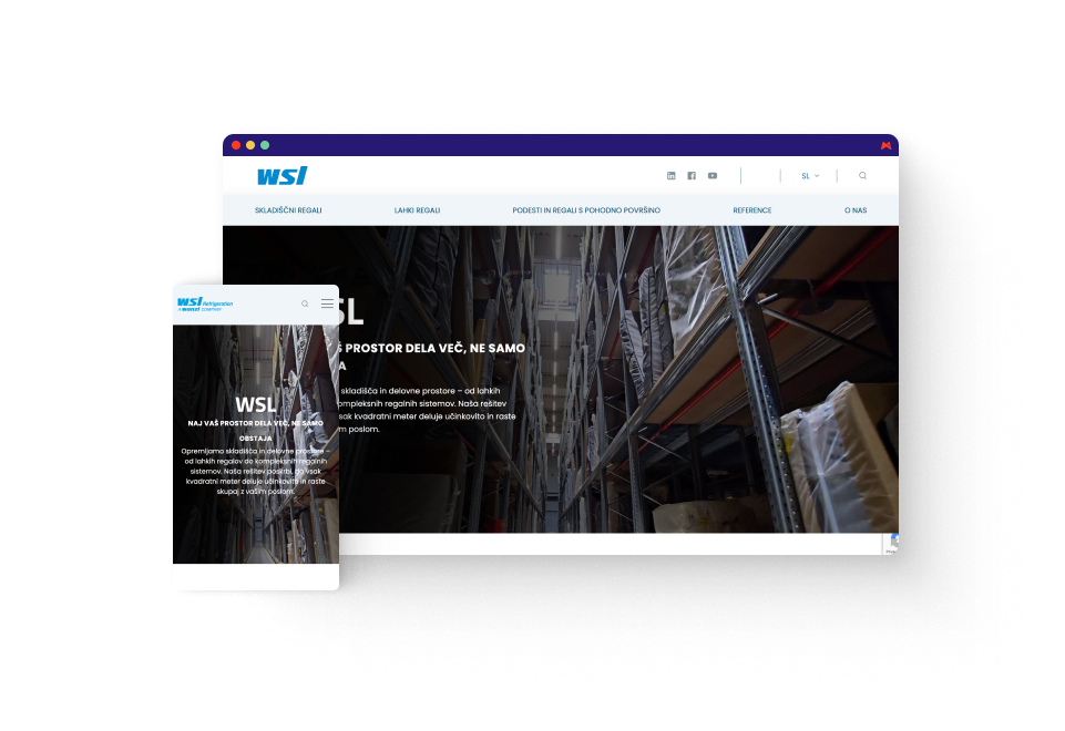 WSL Skladiščni regali – nova spletna stran, ki zagotavlja pregledno predstavitev skladiščnih rešitev in regalov