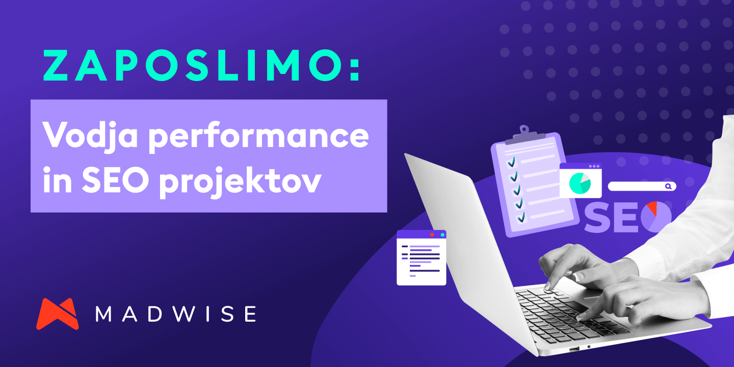 Vodja performance in SEO projektov