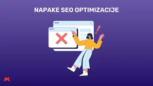 Slaba optimizacija SEO ovira vidnost spletne strani