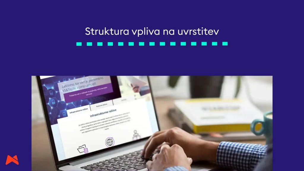 Optimizacija spletnih strani z urejeno strukturo in hitro navigacijo