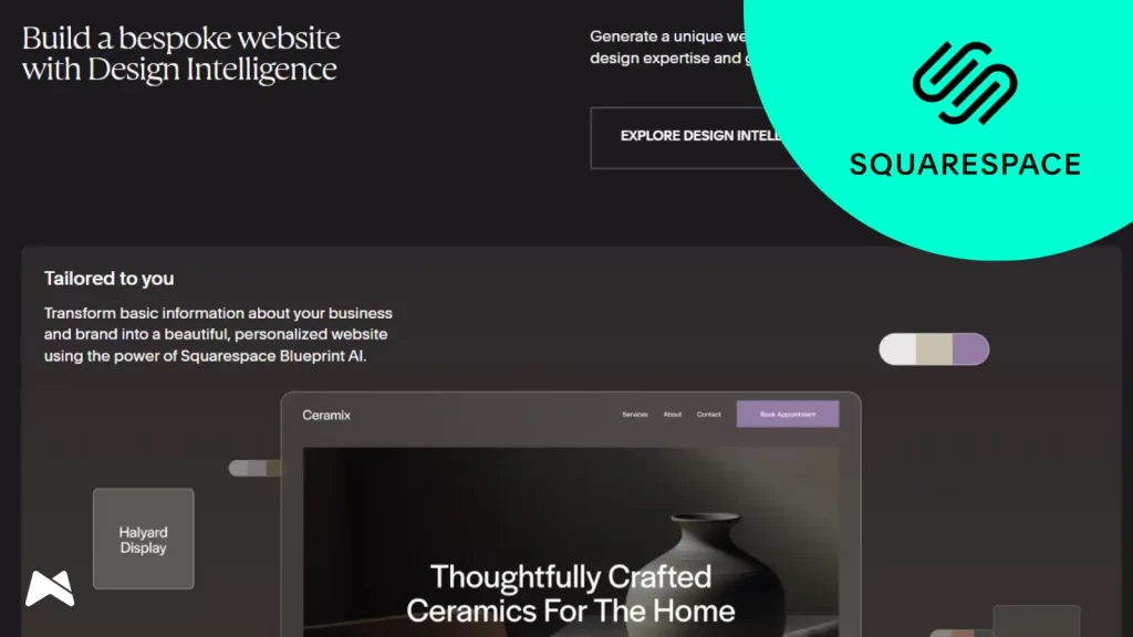 Predloge in orodja v Squarespace za spletne trgovine, rezervacije in predstavitve storitev brez dodatnih nastavitev