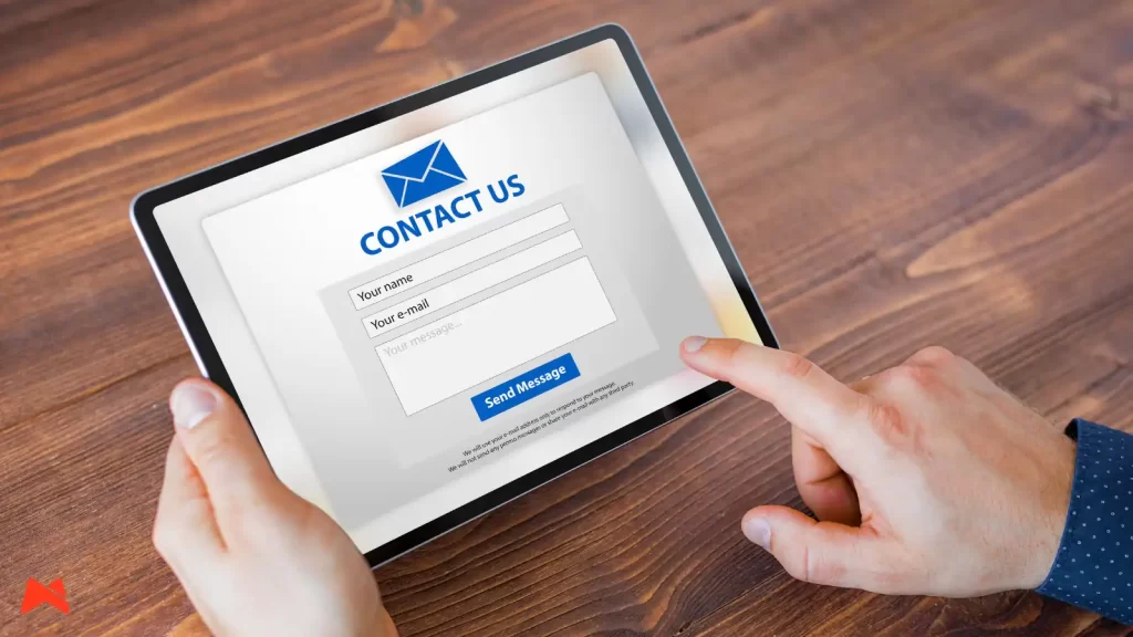 Povezava do kontaktnega obrazca kot del onsite optimizirane strukture strani