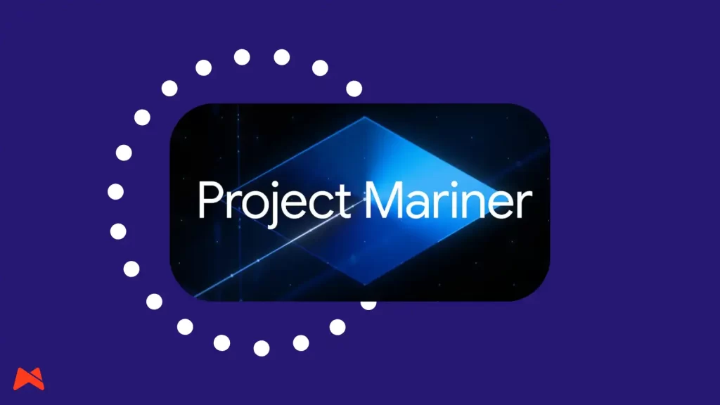 Google Mariner AI agent v Chromu med delovanjem