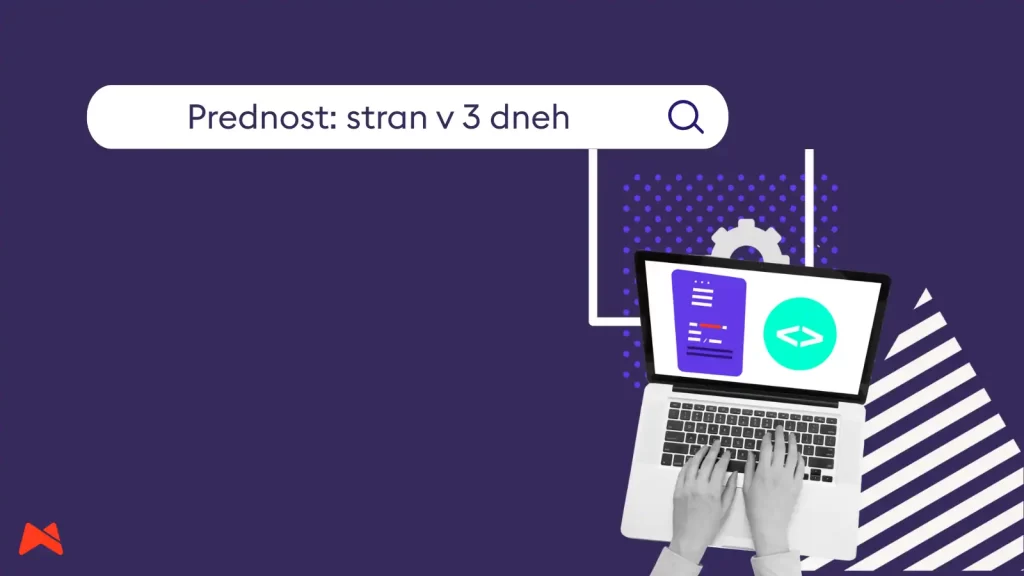 hitro postavljena spletna stran s predlogo