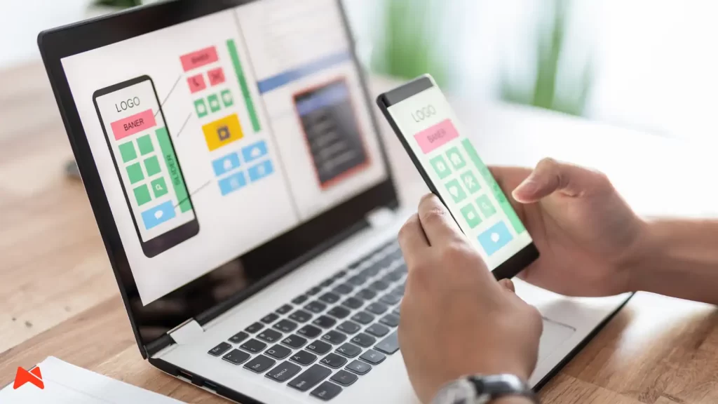 mobilna različica z nevidnimi elementi in neuporabnim menijem