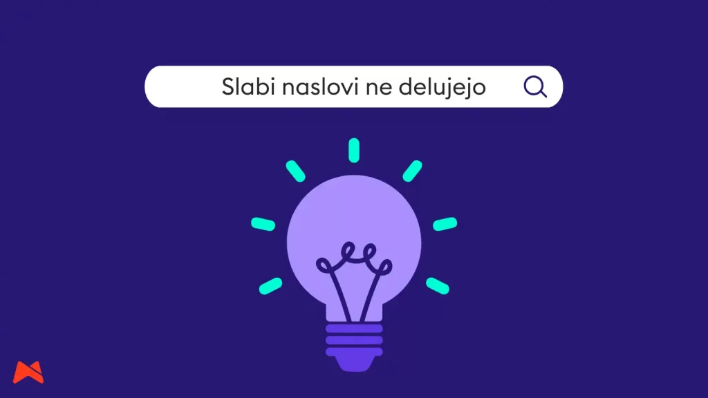 Primeri neuporabnih naslovov v rezultatih iskanja