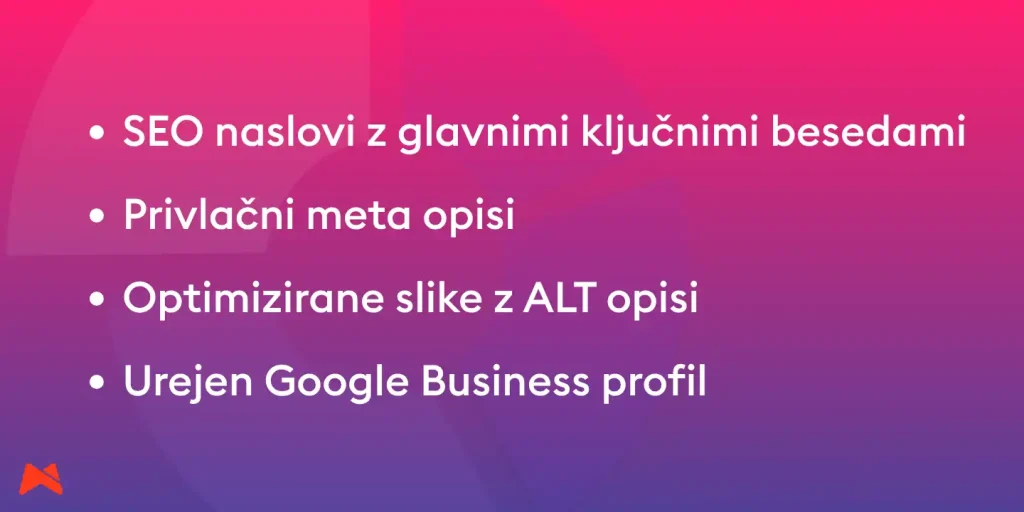 Osnovni koraki za SEO optimizacijo, ki jih podjetje lahko izvede samo