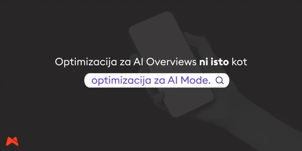 Citat: optimizacija za AI način iskanja ni enaka optimizaciji za AI Overviews