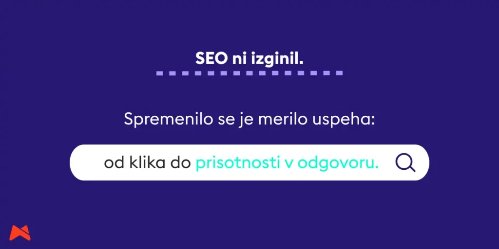 Citat o vlogi SEO optimizacije v dobi ChatGPT in generativnih iskalnikov